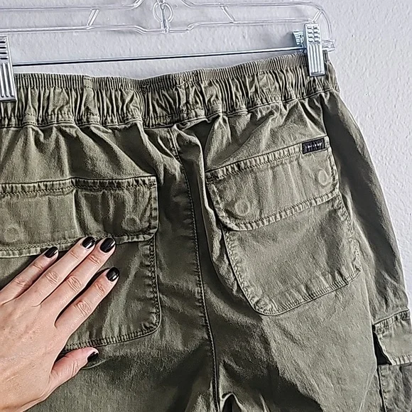 Sanctuary Standard Surplus Jogger Cotton Pants Army Green Size Small - Picture 6 of 6